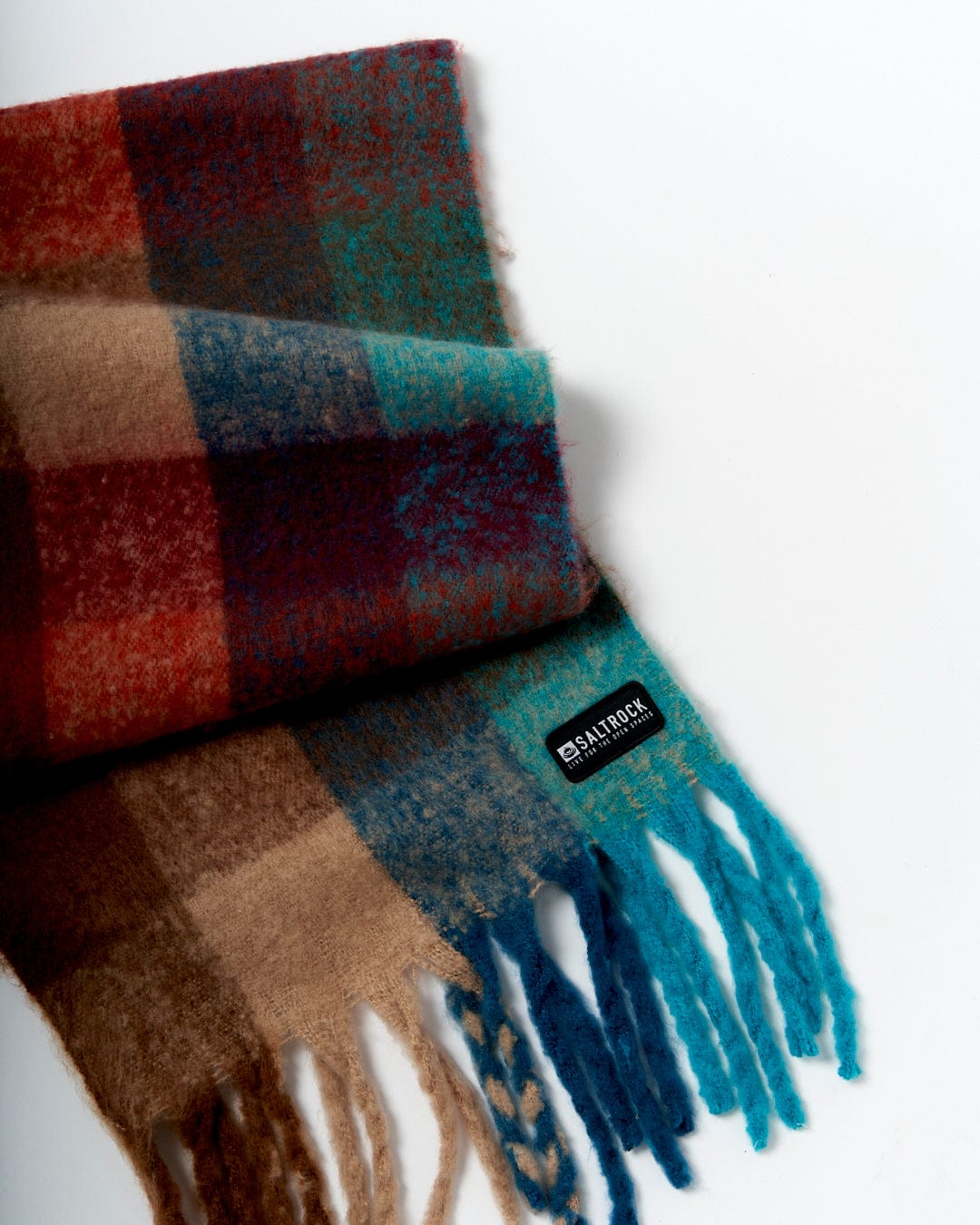 Harvest - Oversized Scarf - Brown Multi