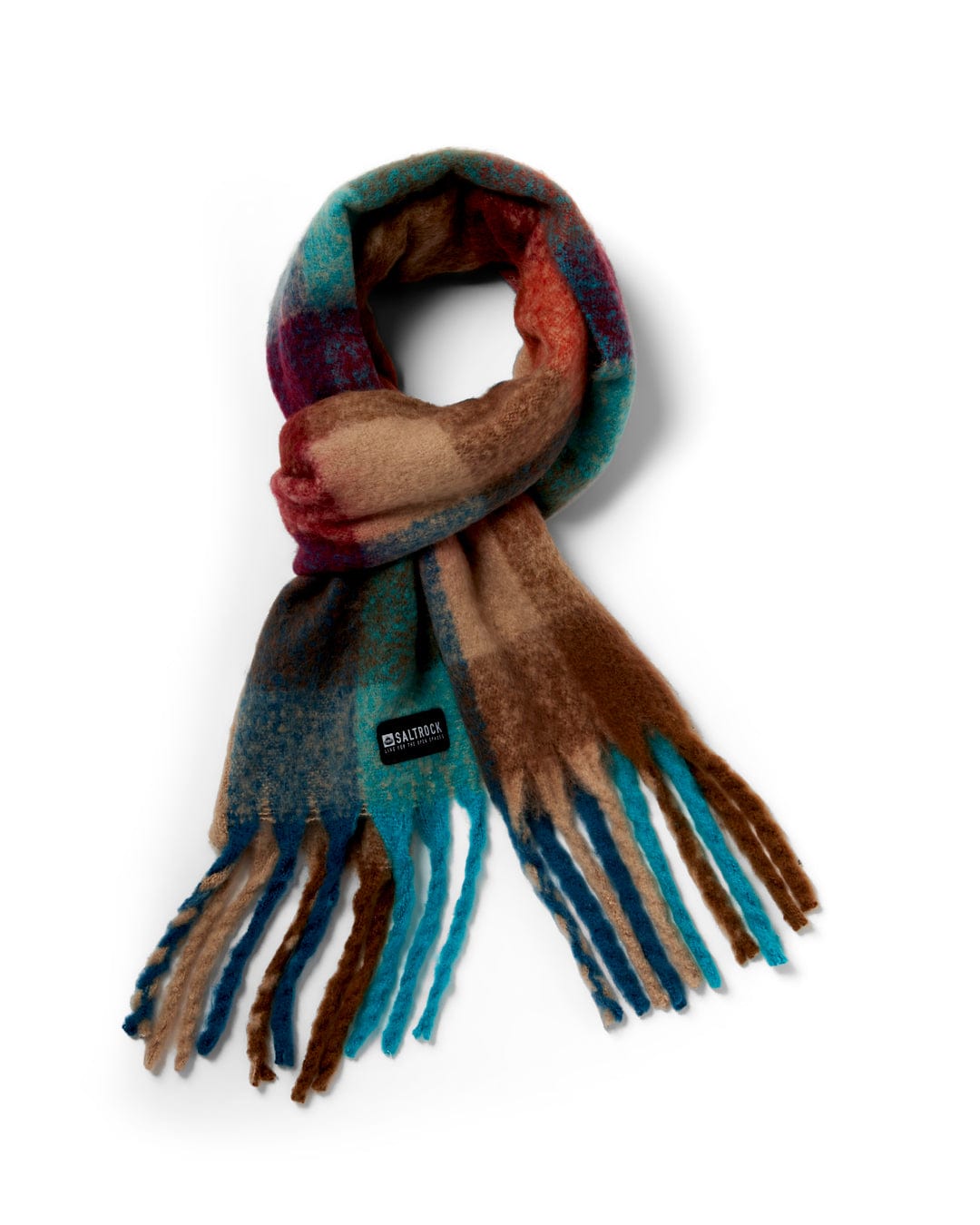 Harvest - Oversized Scarf - Brown Multi