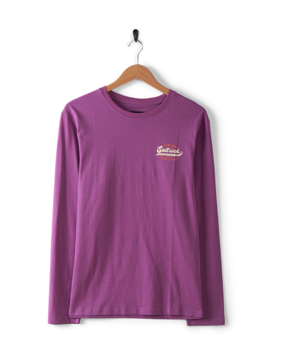 Home Run - Mens Long Sleeve T-Shirt - Purple