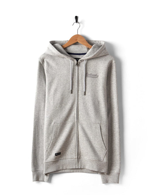 Dylan - Mens Zip Hoodie - Grey Marl