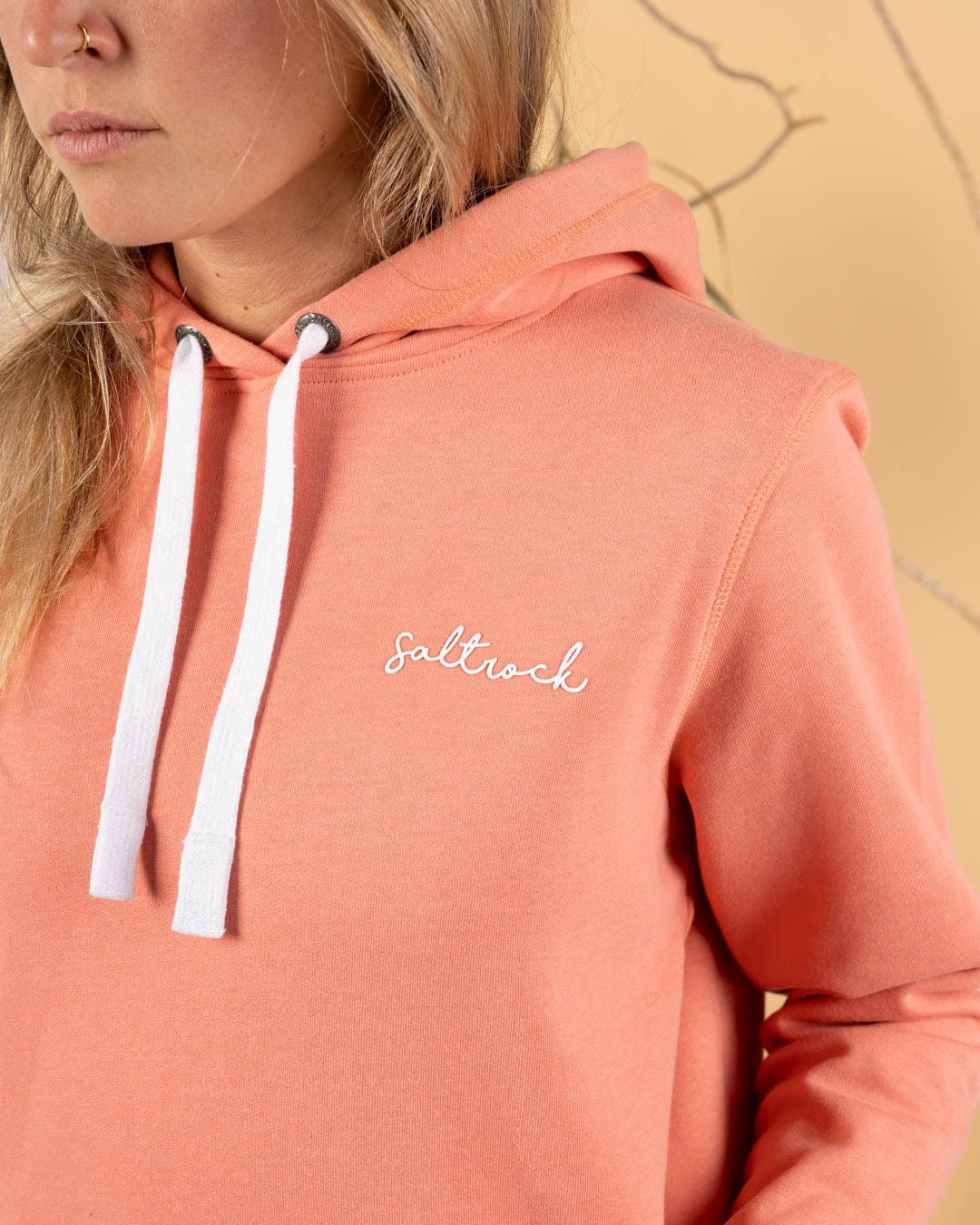 Velator - Womens Pop Hoodie - Coral