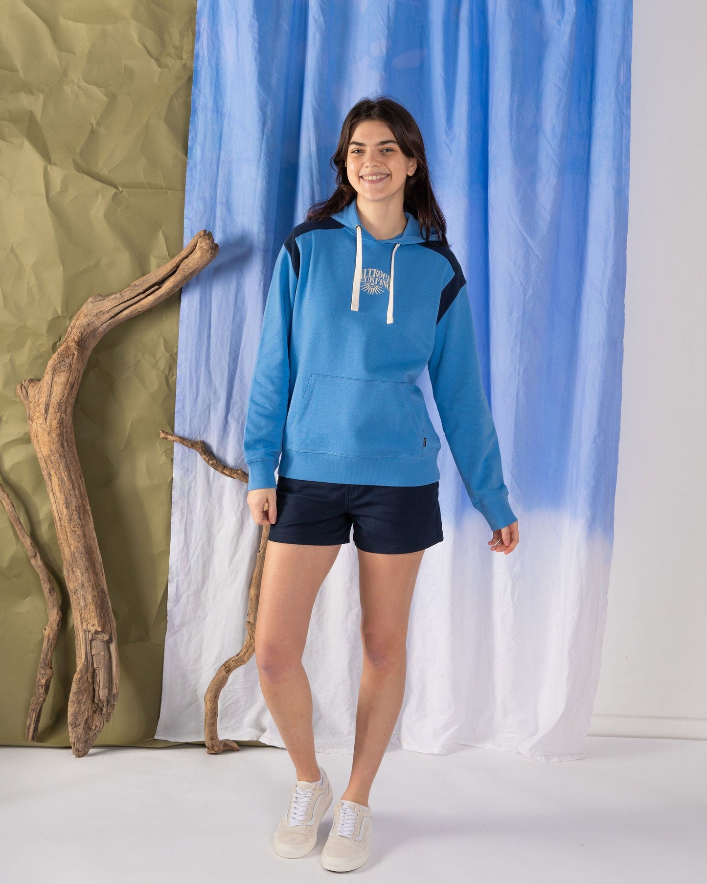 Hartnoll  - Womens Pop Hoodie - Blue