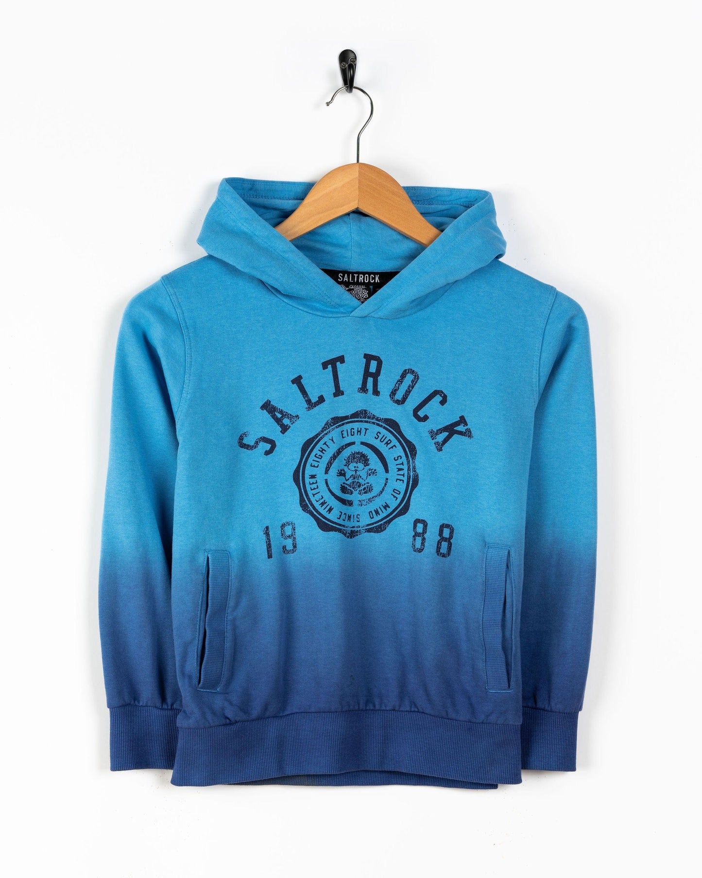 Campus Dip Dye  - Kids Pop Hoodie - Blue