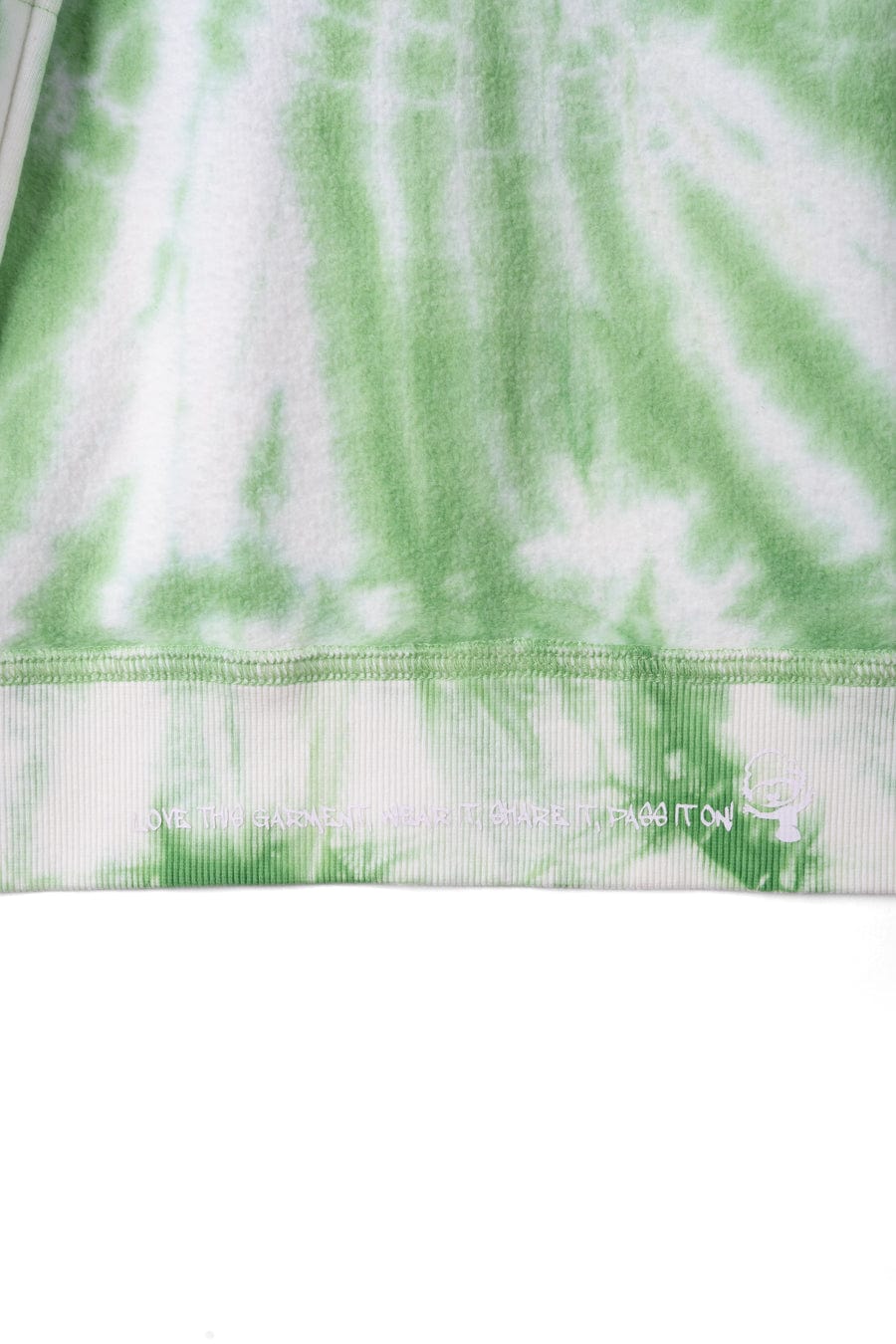 Dawn Ready - Kids Tie Dye Zip Hood - Light Green