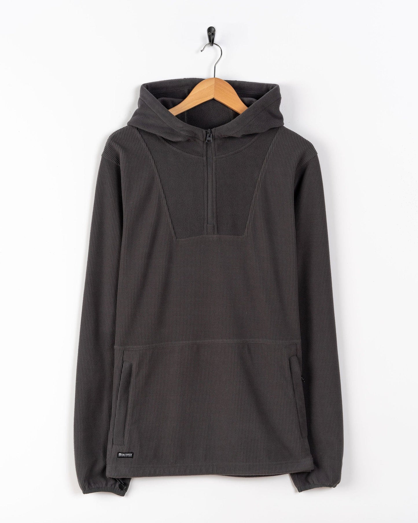 Penhale - Mens 1/4 Neck Fleece - Dark Grey