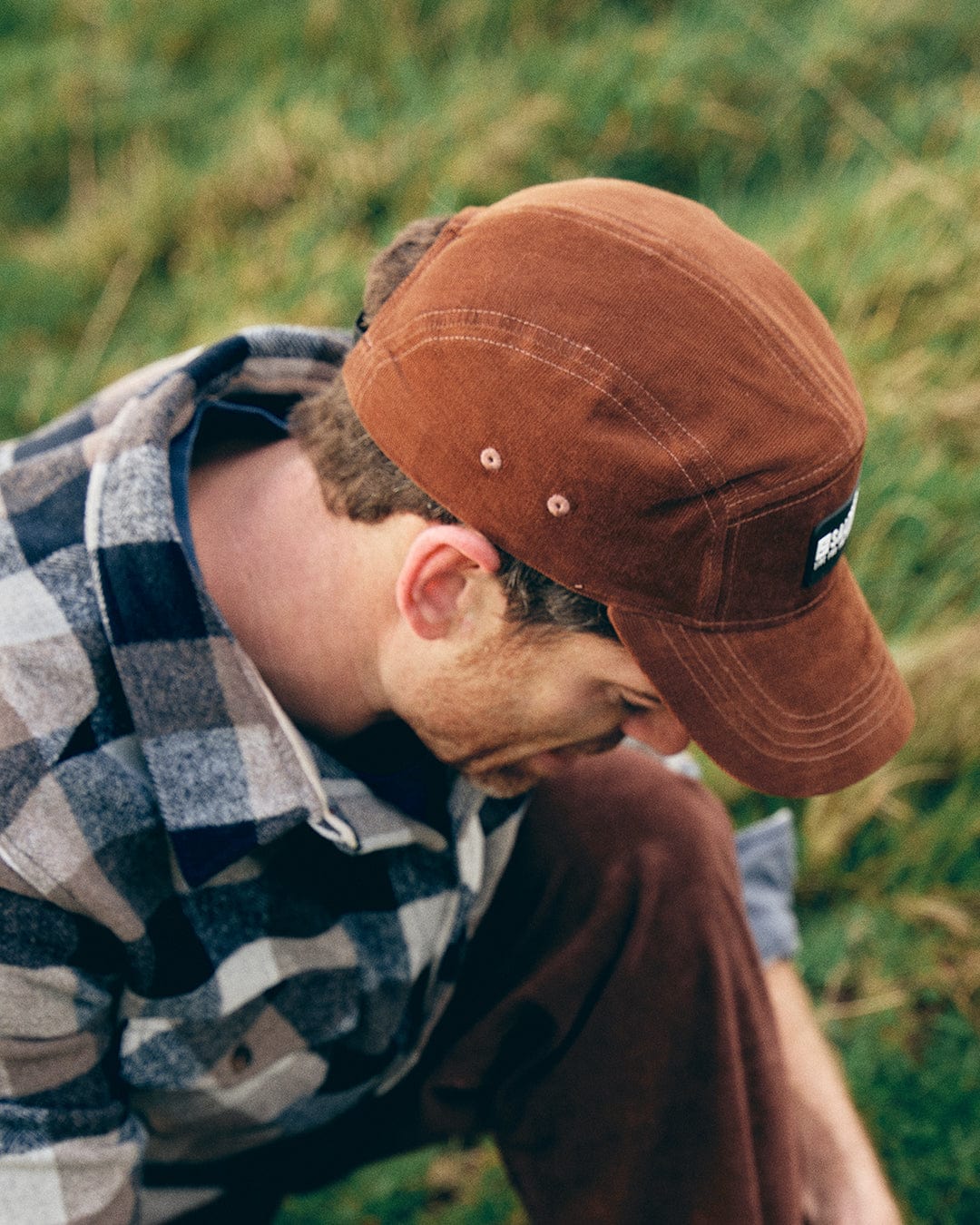 Eden Corduroy Cap Brown