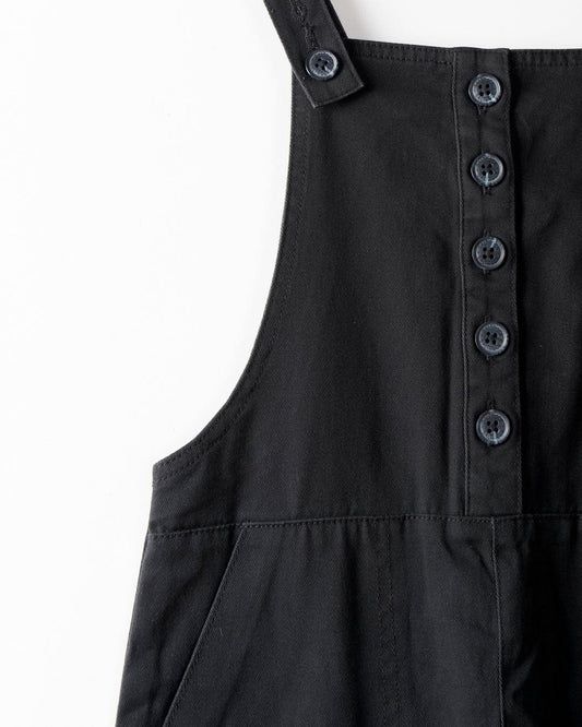 Jenna - Kids Dungarees - Black