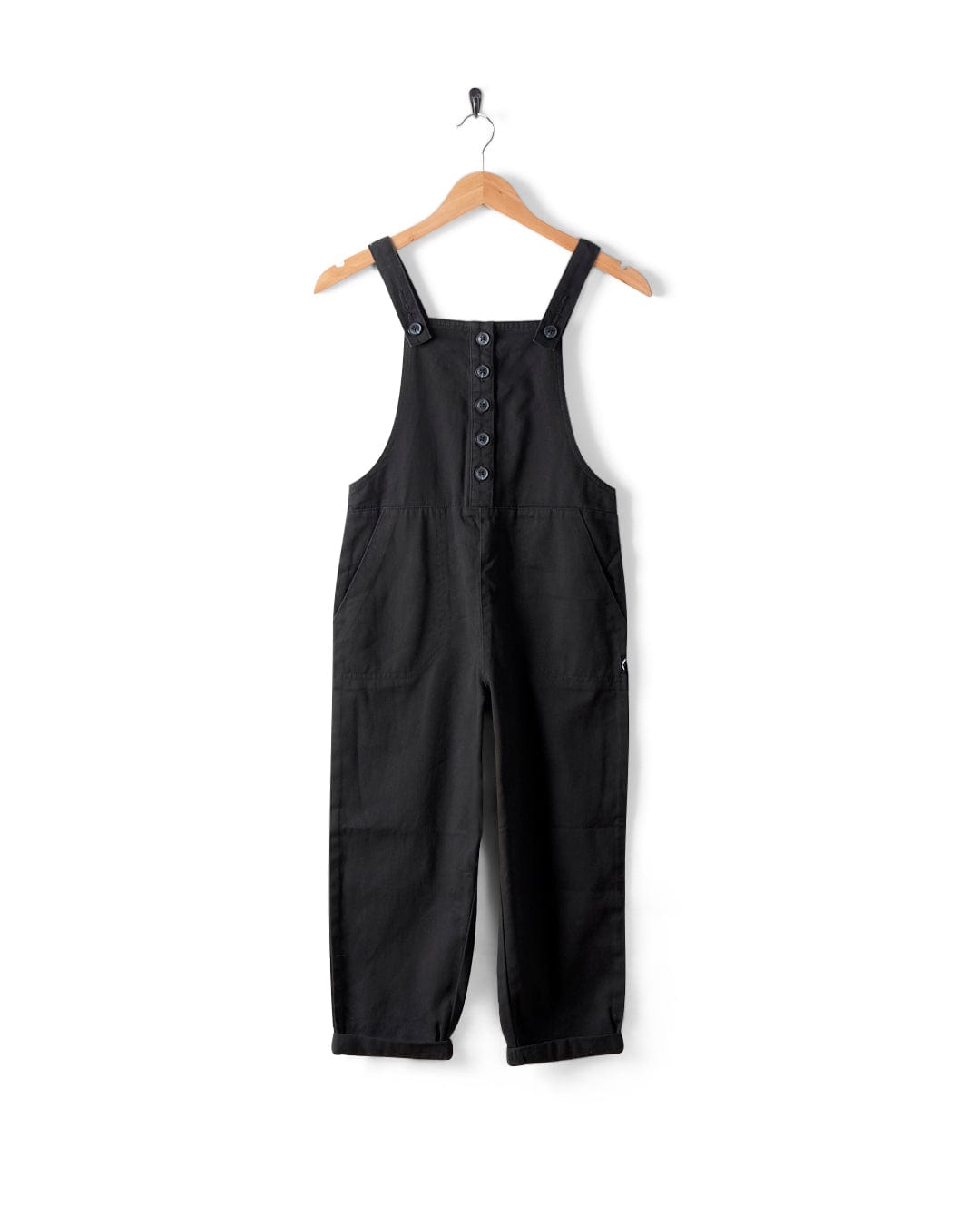 Jenna - Kids Dungarees - Black