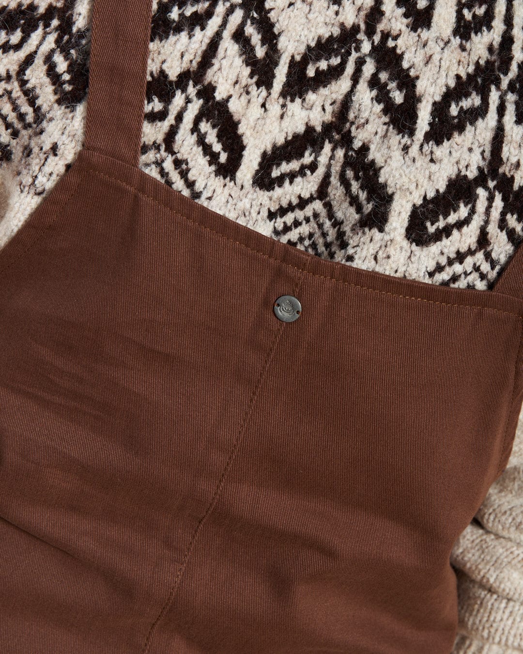 Jenna - Womens Dungarees - Brown