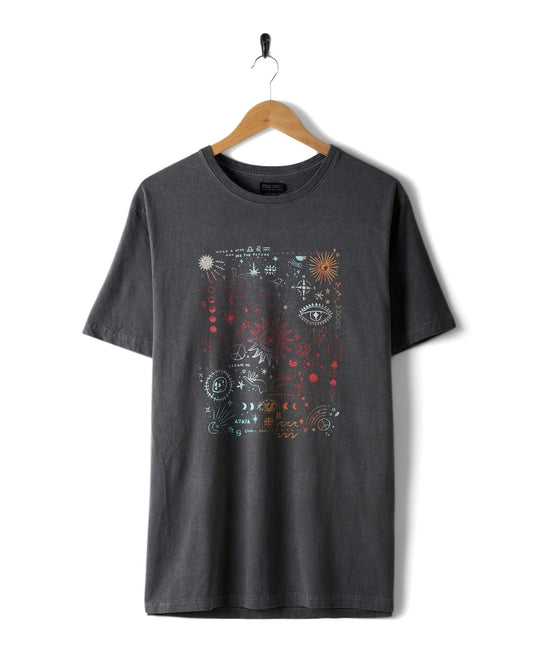 Let The Magic In - Womens Oversized T-Shirt - Washed Grey