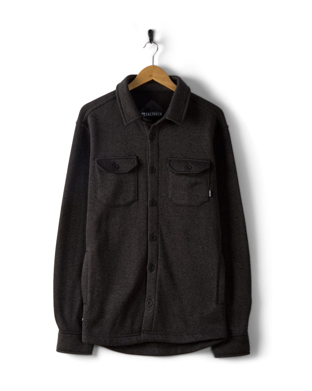 Levick - Mens Recycled Overshirt - Dark Grey