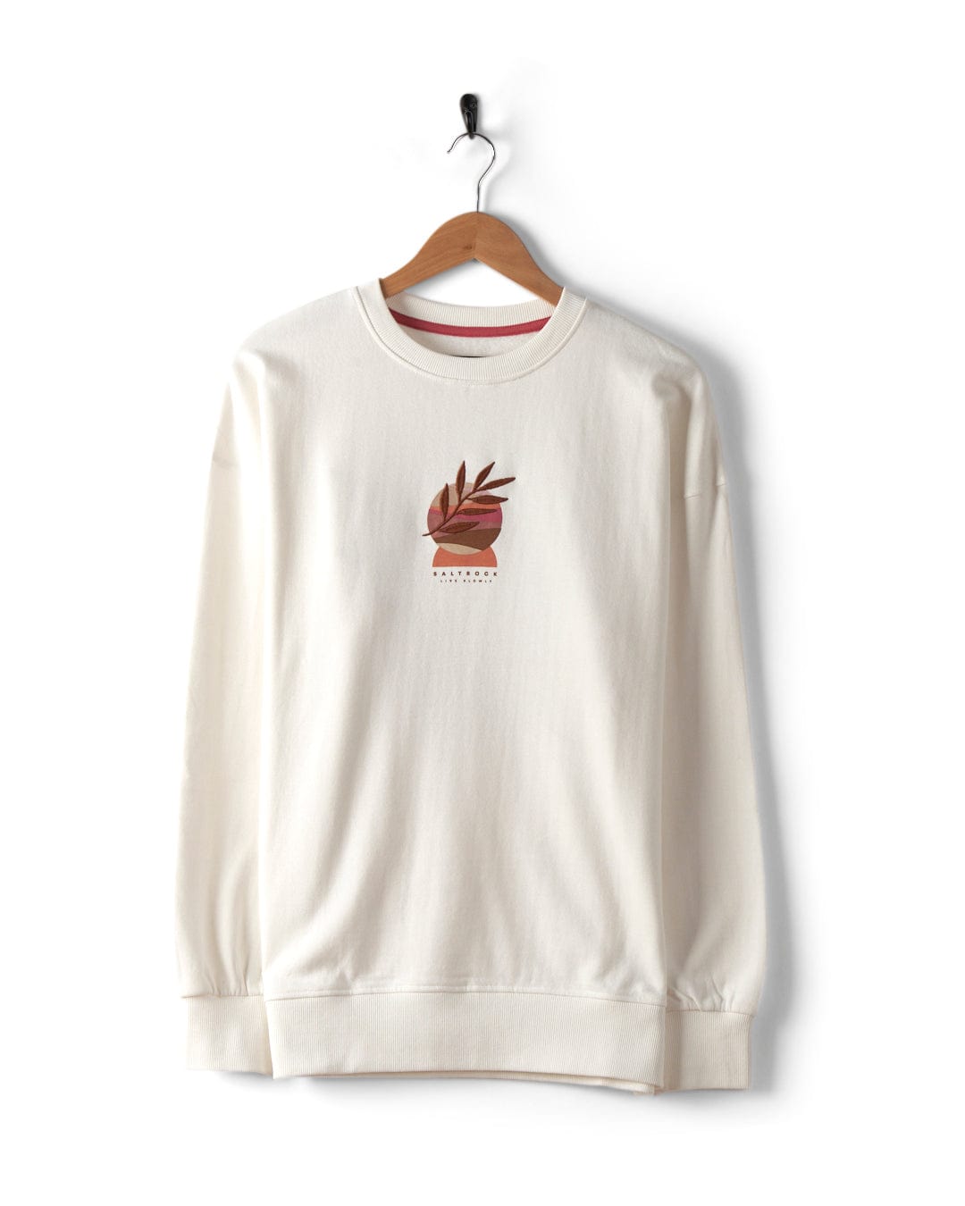 Live Slowly - Womens Sweat - Cream