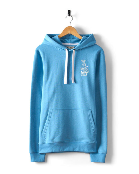 Lost Ships - Mens Pop Hoodie - Light Blue