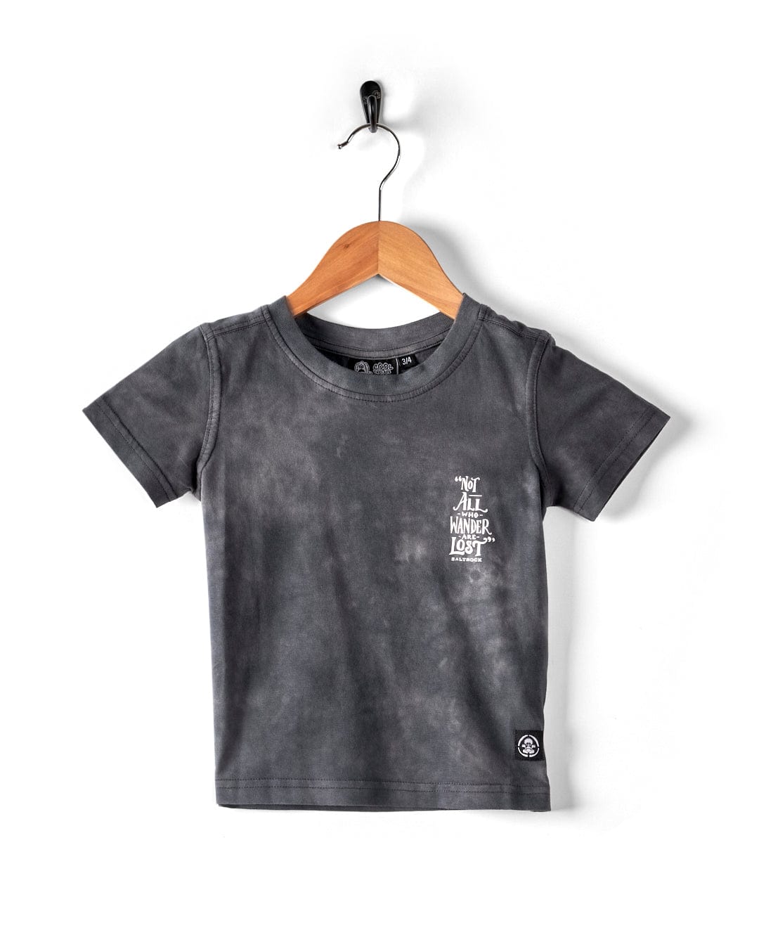 Lost Ships - Kids Tie Dye T-Shirt - Grey