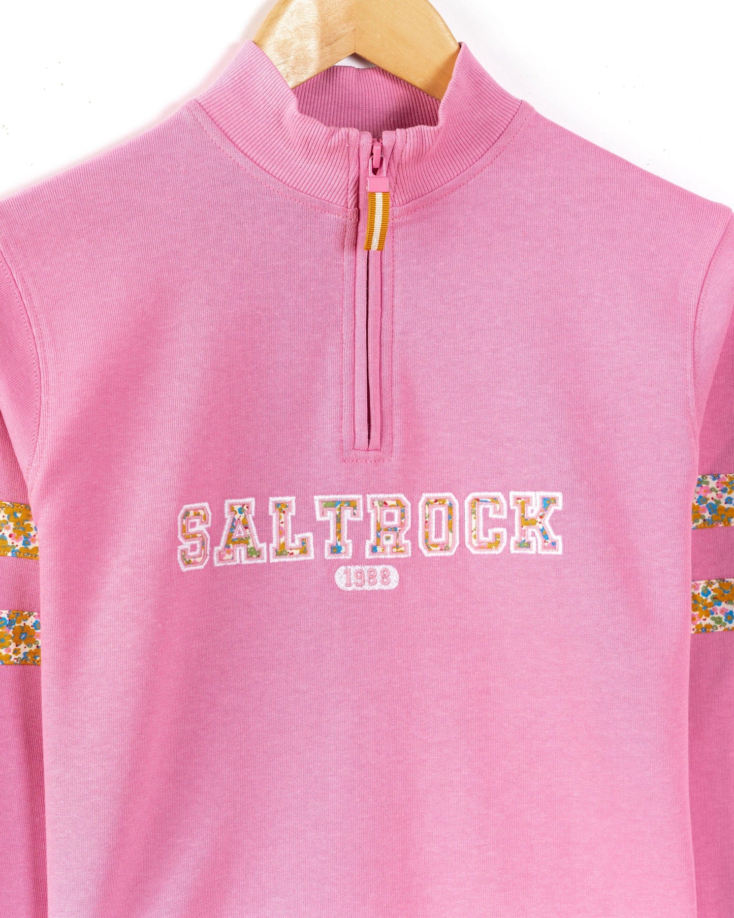 Campus Floral - Kids Sweat Top - Pink