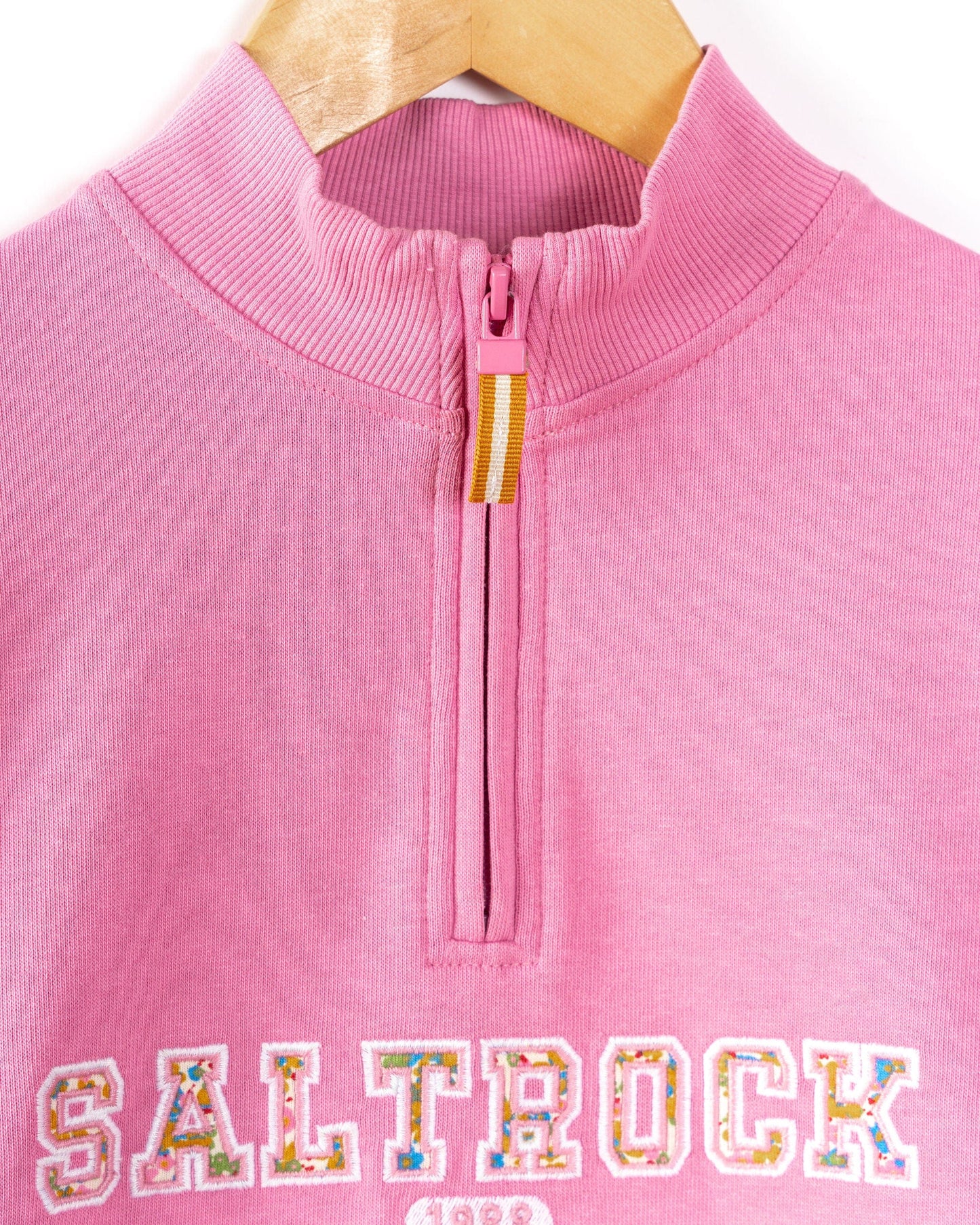 Campus Floral - Kids Sweat Top - Pink