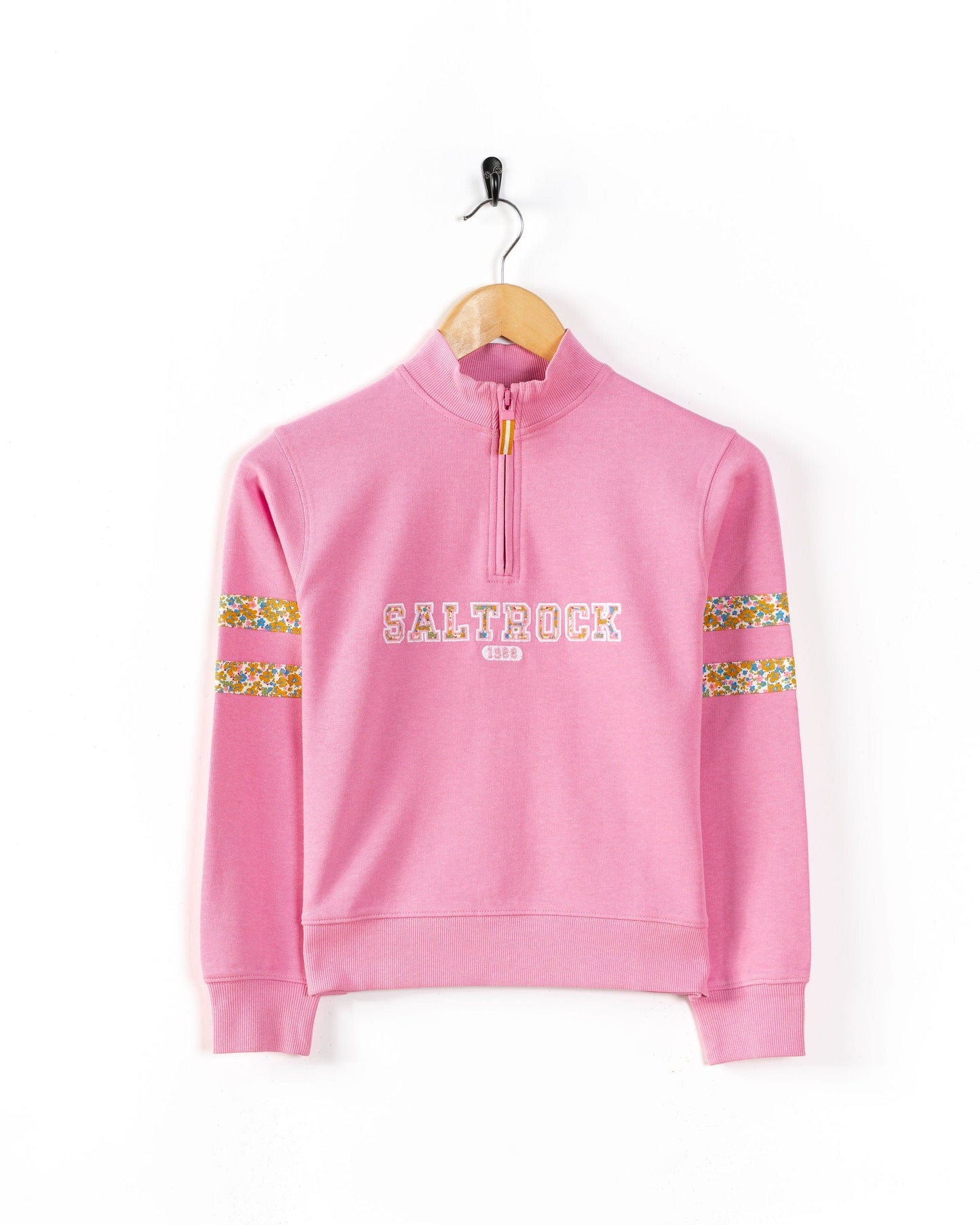 Campus Floral - Kids Sweat Top - Pink