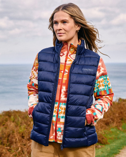 Margot - Womens Recycled Padded Gilet - Blue