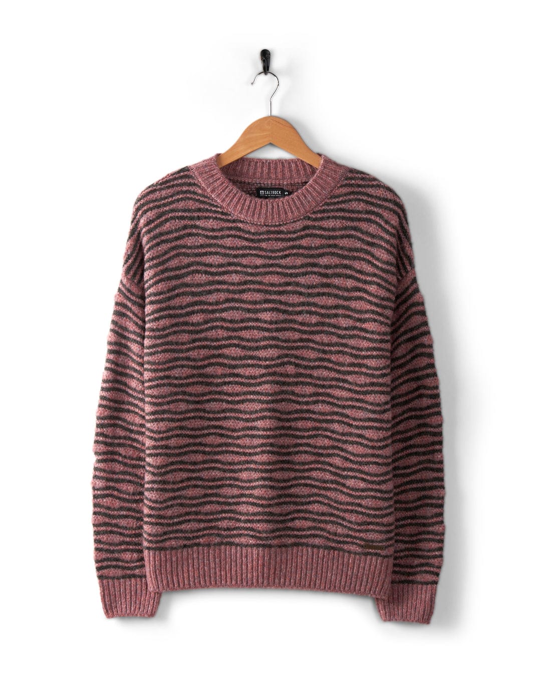 Masie  - Womens Textured Jumper - Pink