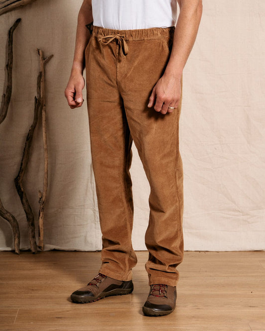 Meddon - Mens Cord Trousers - Brown