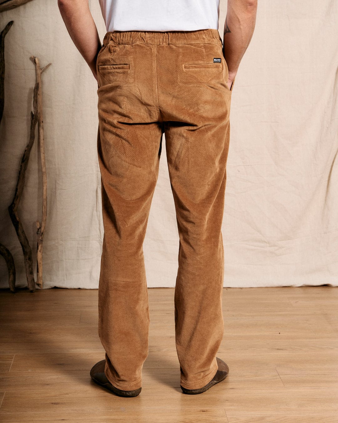 Meddon - Mens Cord Trousers - Brown