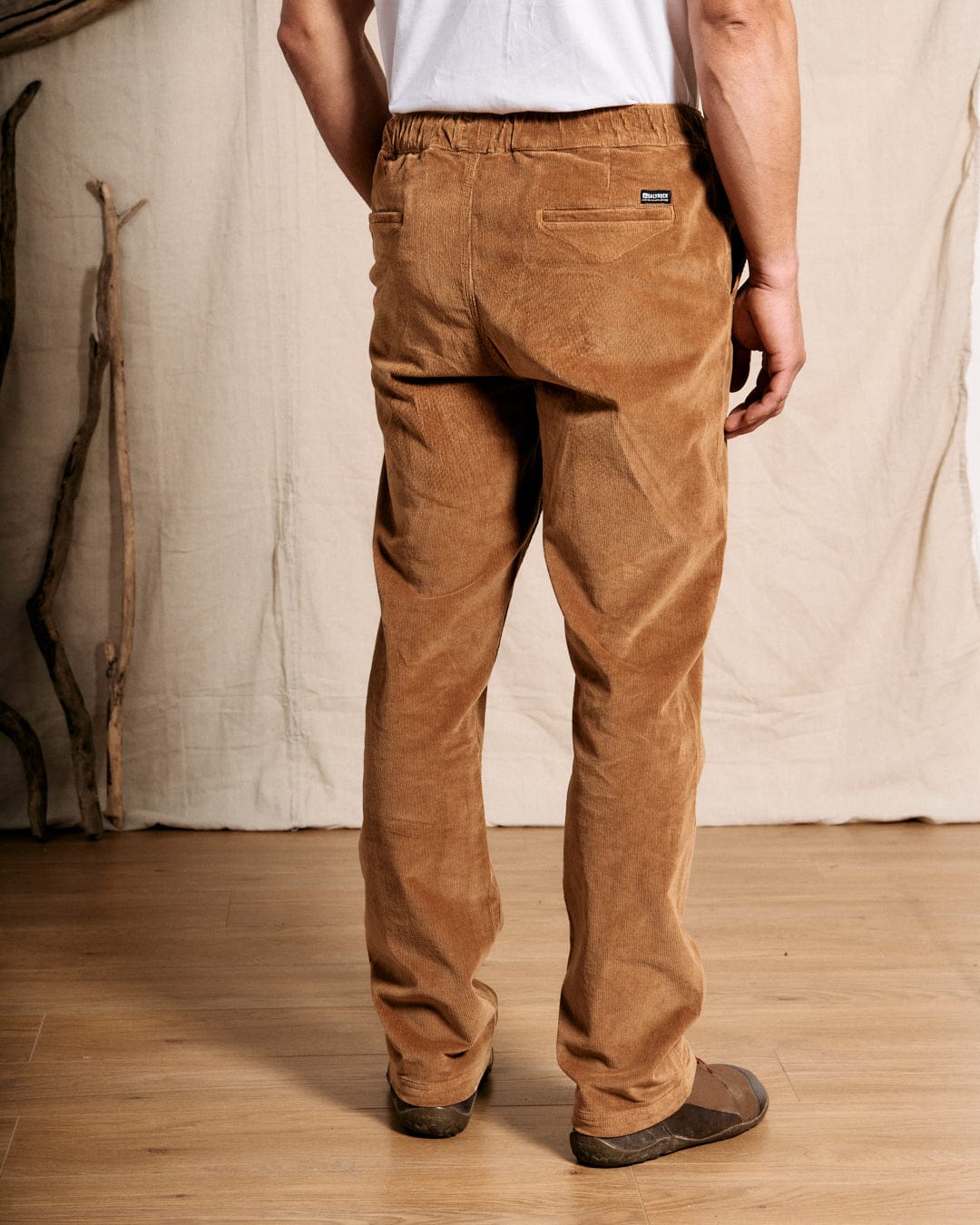 Meddon - Mens Cord Trousers - Brown