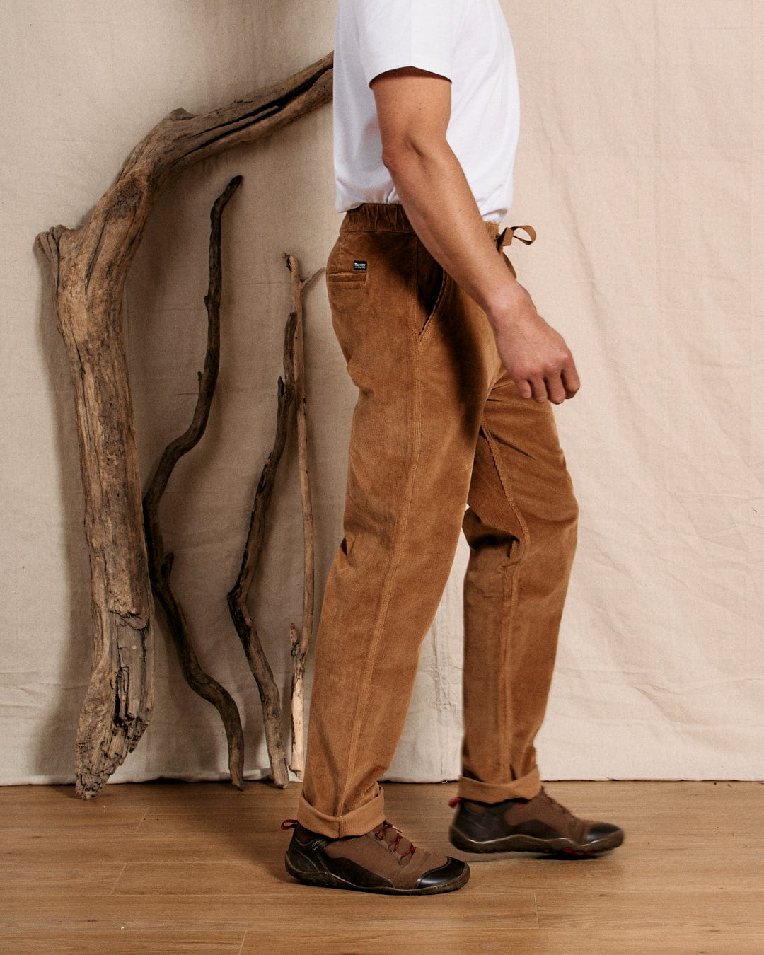 Meddon - Mens Cord Trousers - Brown