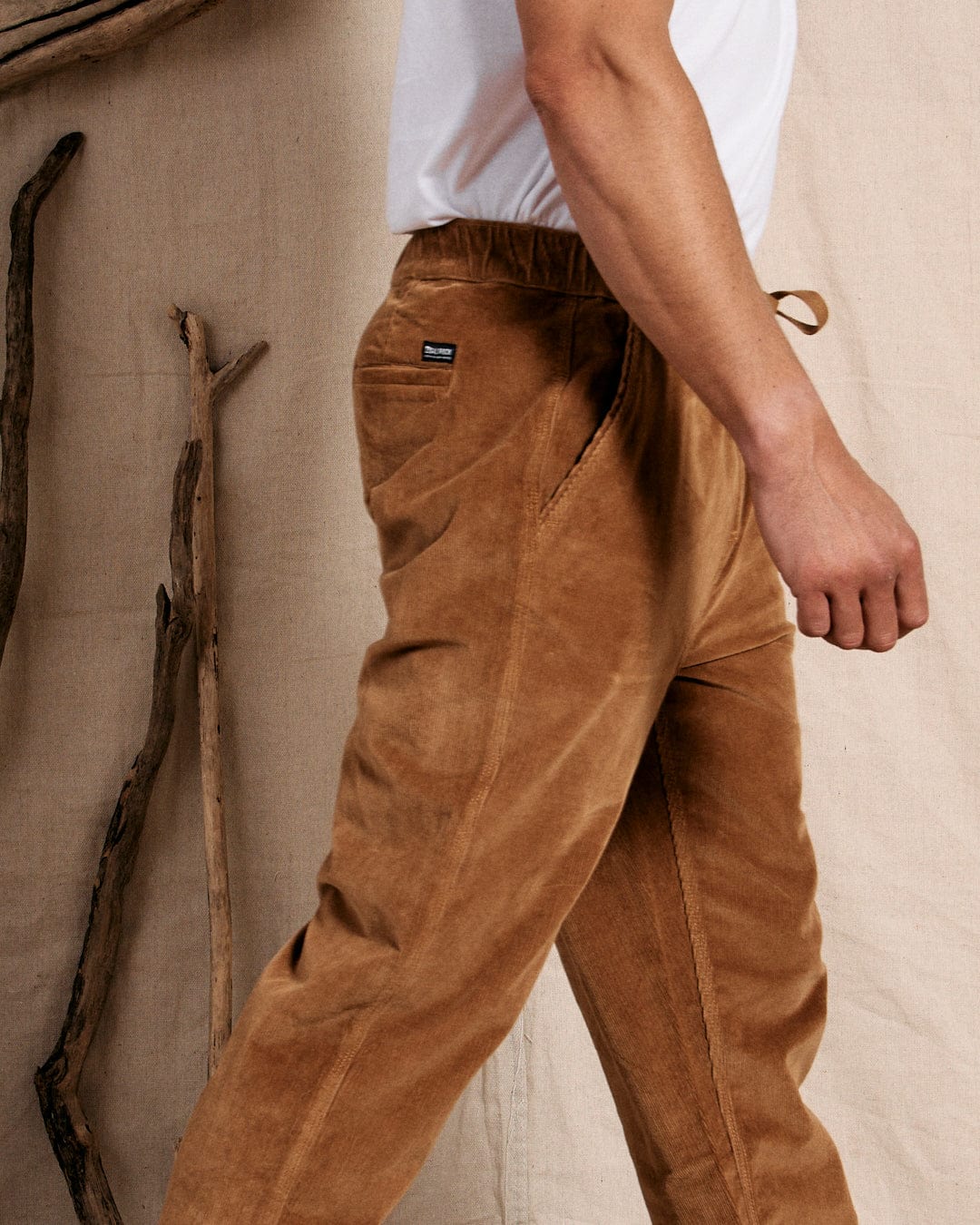 Meddon - Mens Cord Trousers - Brown