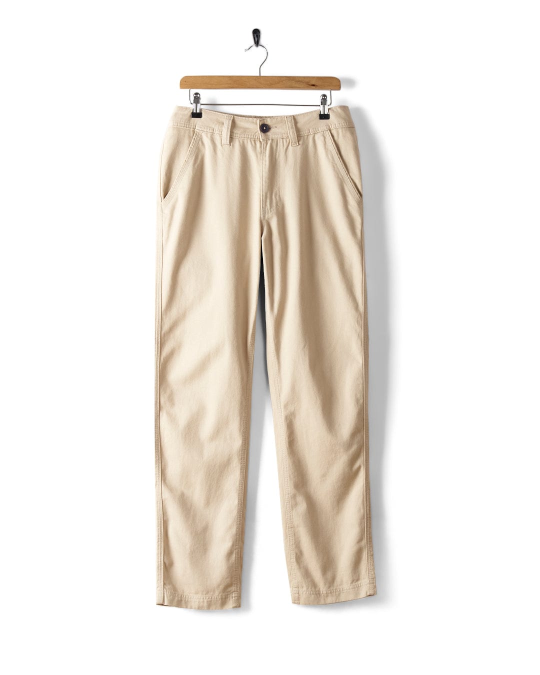 Meltan - Mens Straight Leg Twill Trouser - Cream