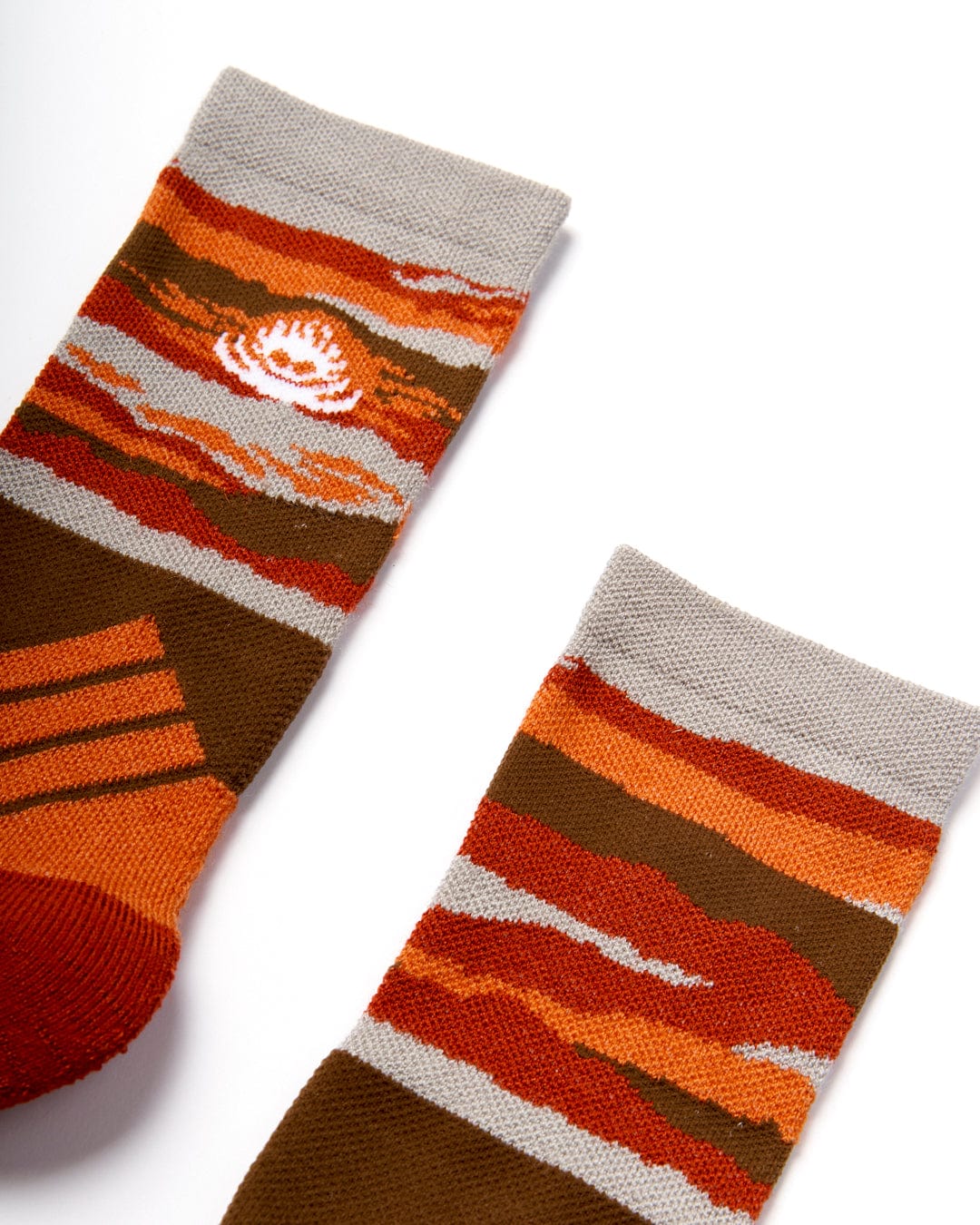 Mountainscape Socks - Orange