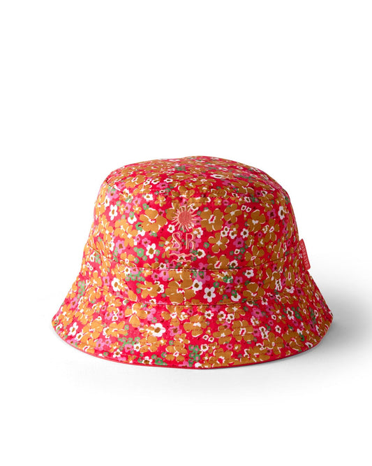 Nova - Floral Bucket Hat - Coral