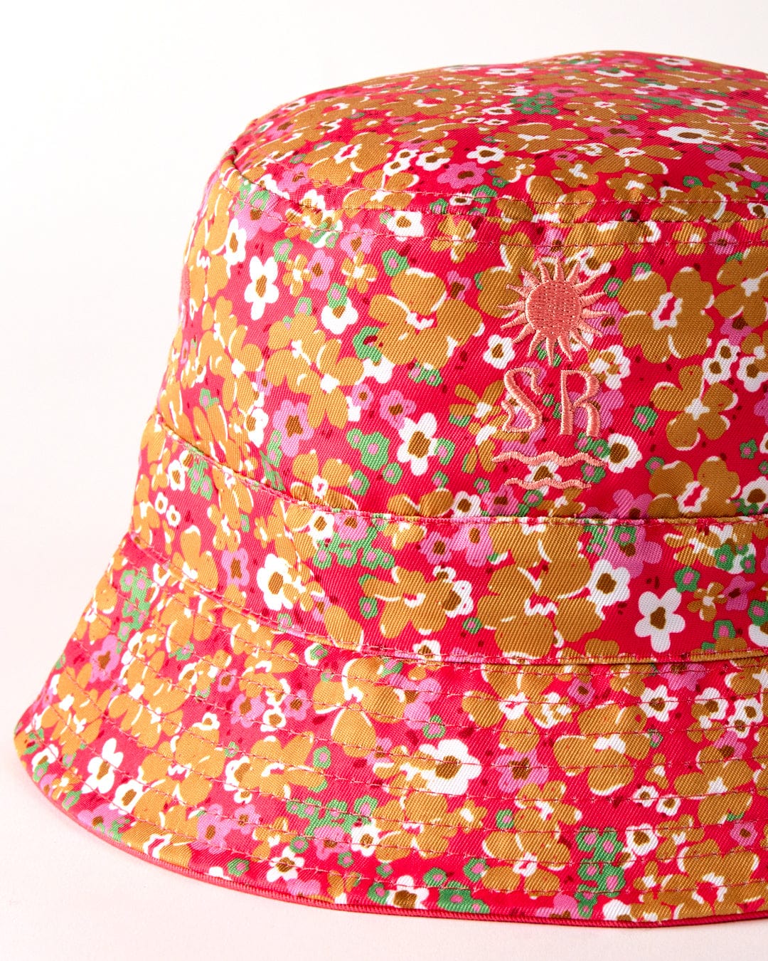 Nova - Floral Bucket Hat - Coral