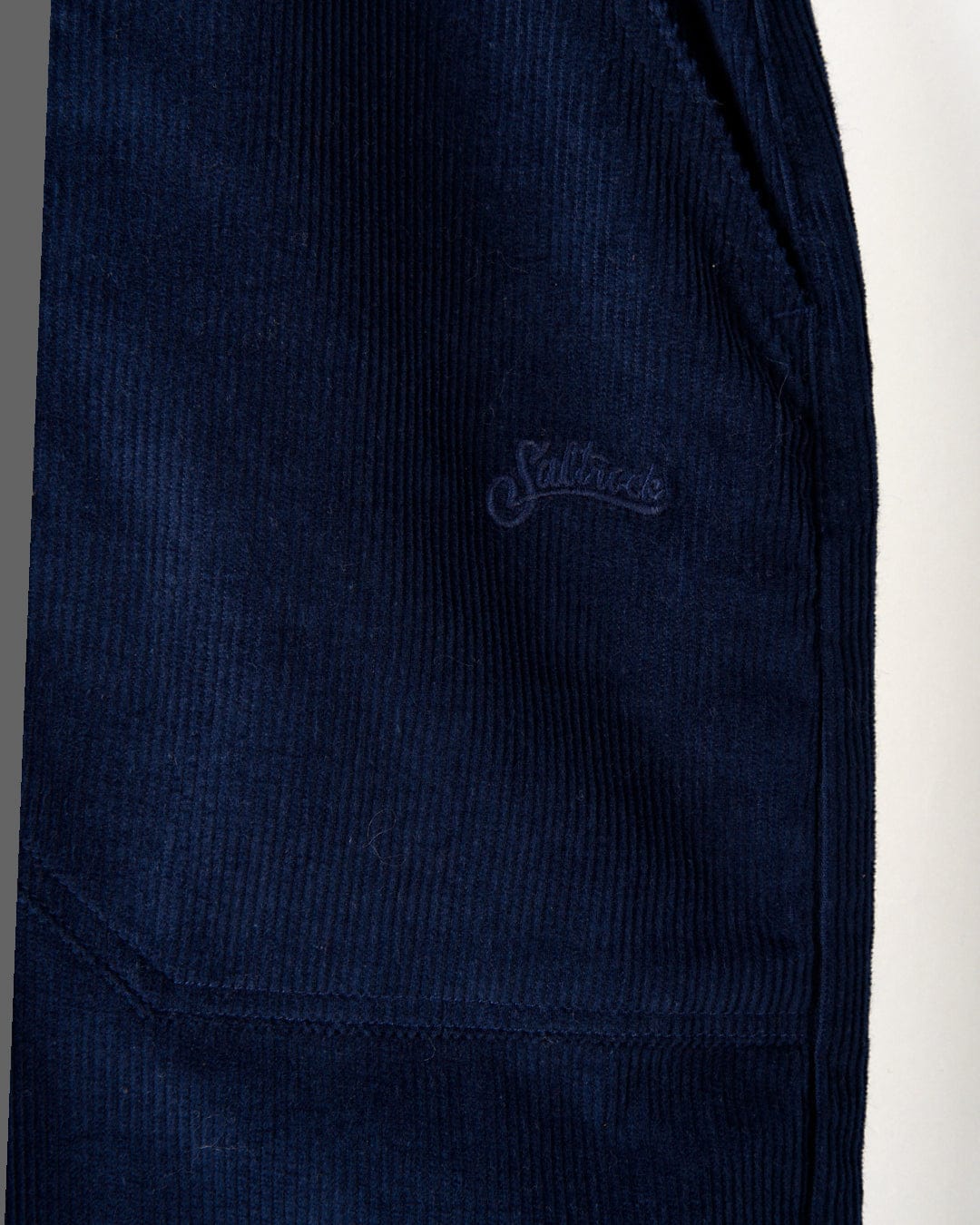 Ogden Cord - Womens Straight Leg Cord Trousers - Blue