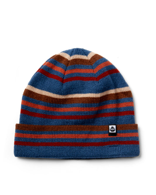 Ok Stripe - Beanie - Blue