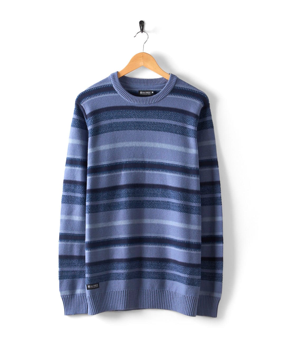 Parkham - Mens Knitted Jumper - Blue