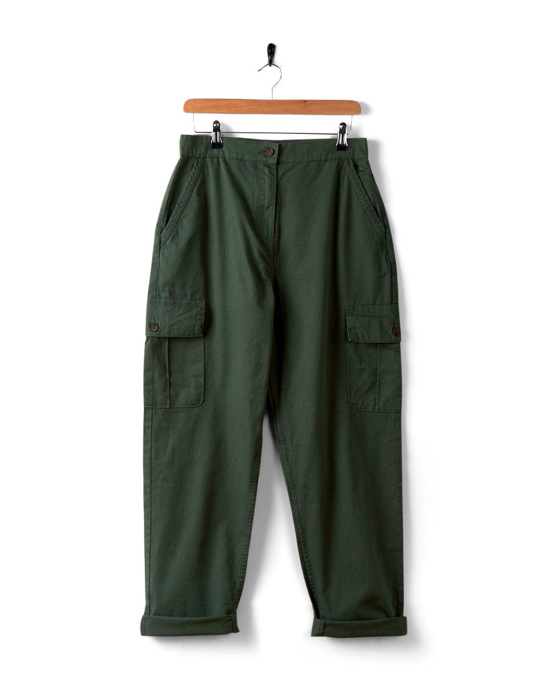 Rana - Womens Cargo Trousers - Green