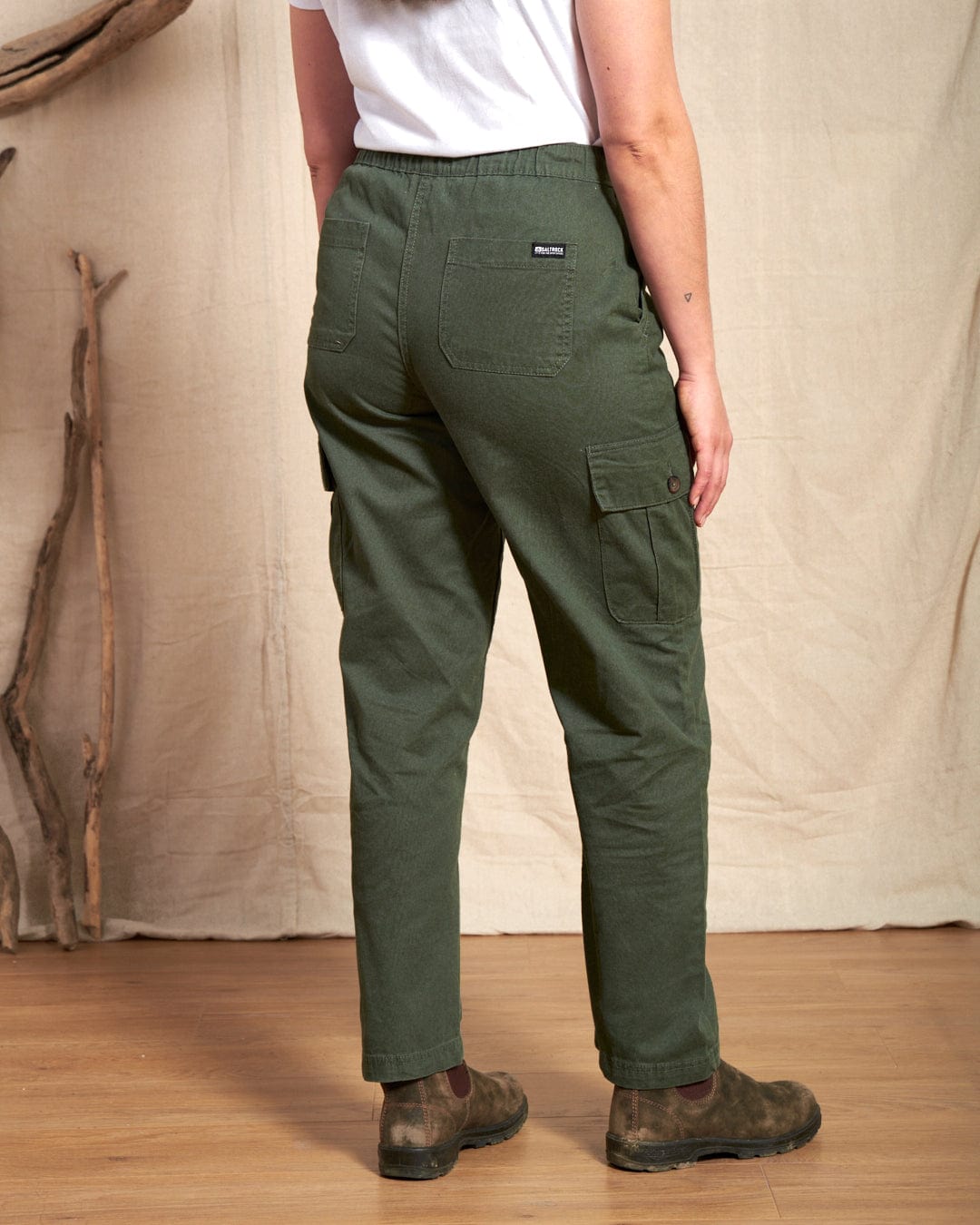 Rana - Womens Cargo Trousers - Green