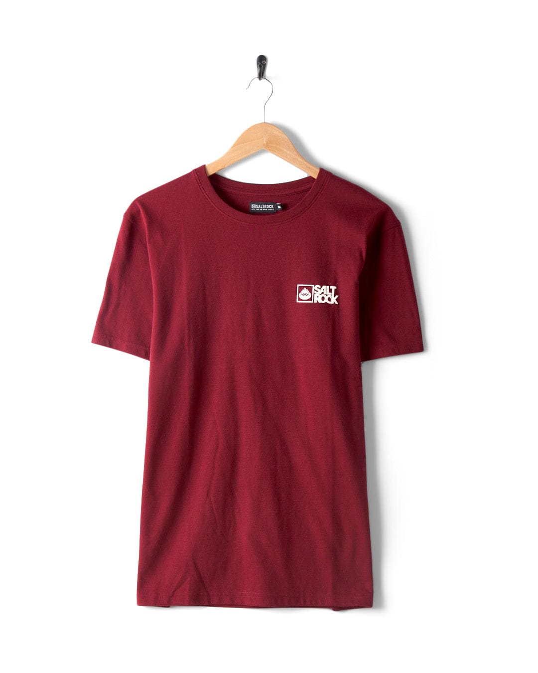 Saltrock Original - Mens Recycled T-Shirt - Dark Red