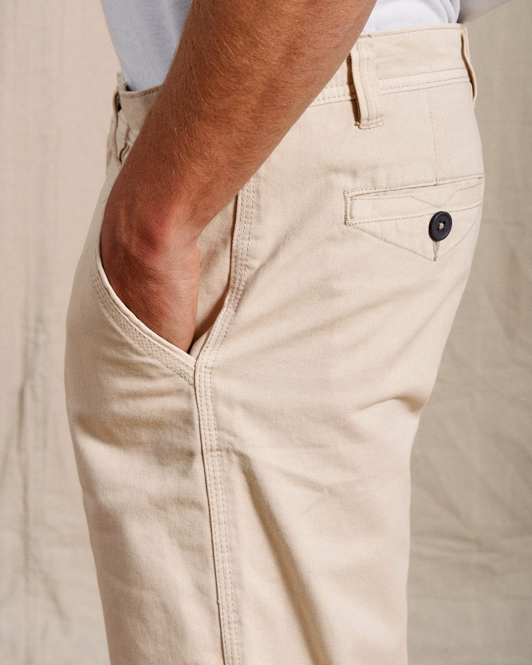 Sennen - Mens Chino Short - Cream