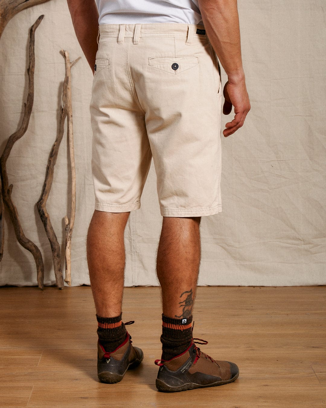 Sennen - Mens Chino Short - Cream