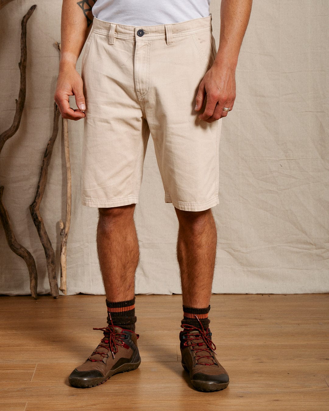 Sennen - Mens Chino Short - Cream