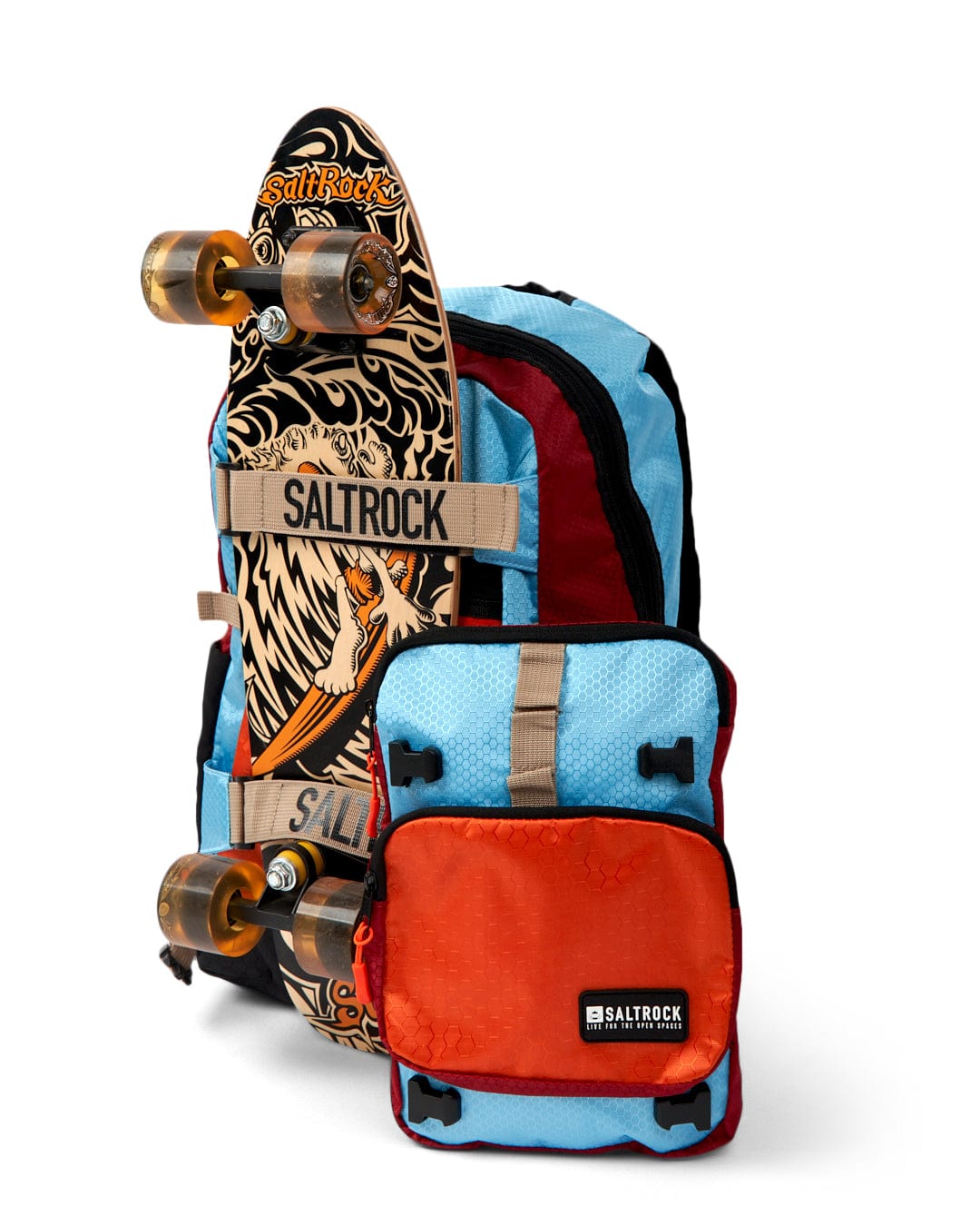 Skatepack Pro 2 in 1 Backpack Red