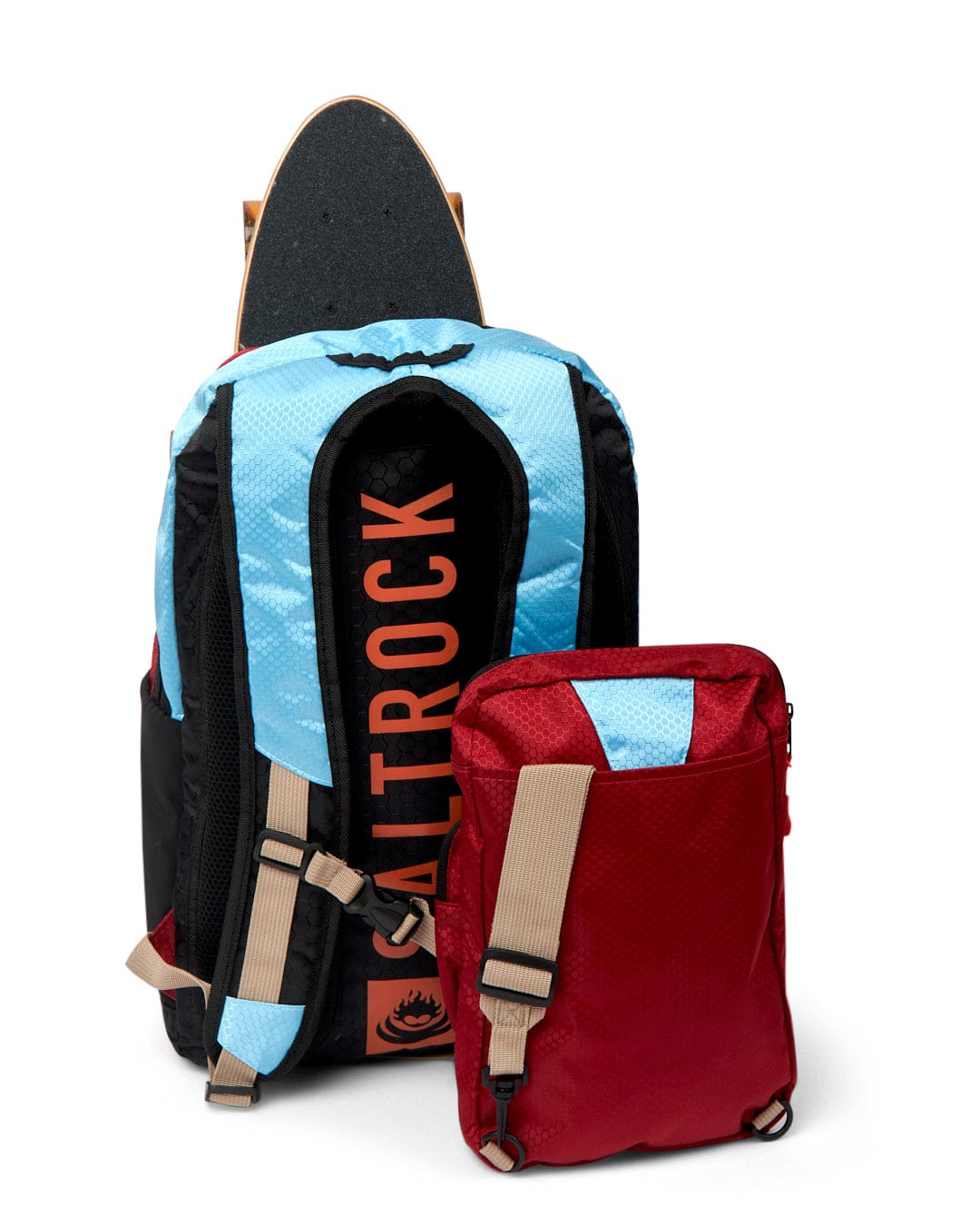 Skatepack Pro - 2 in 1 Backpack - Red