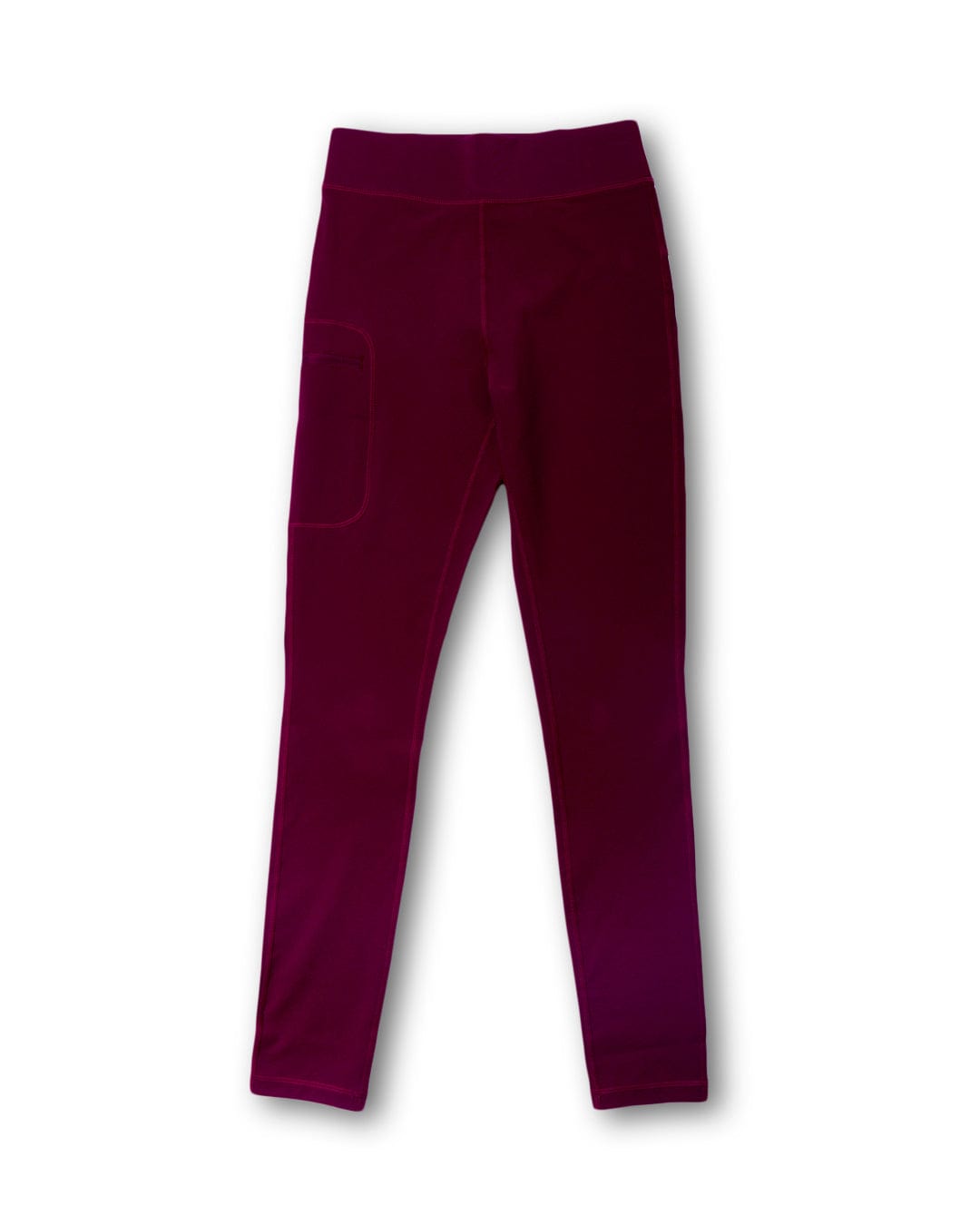 Solar - Womens Water Resistant Softshell Leggings - Burgundy