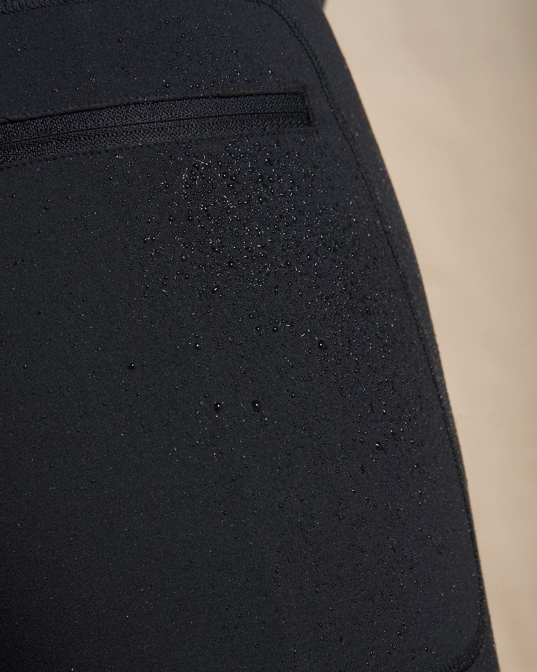 Solar - Womens Water Resistant Softshell Leggings - Black