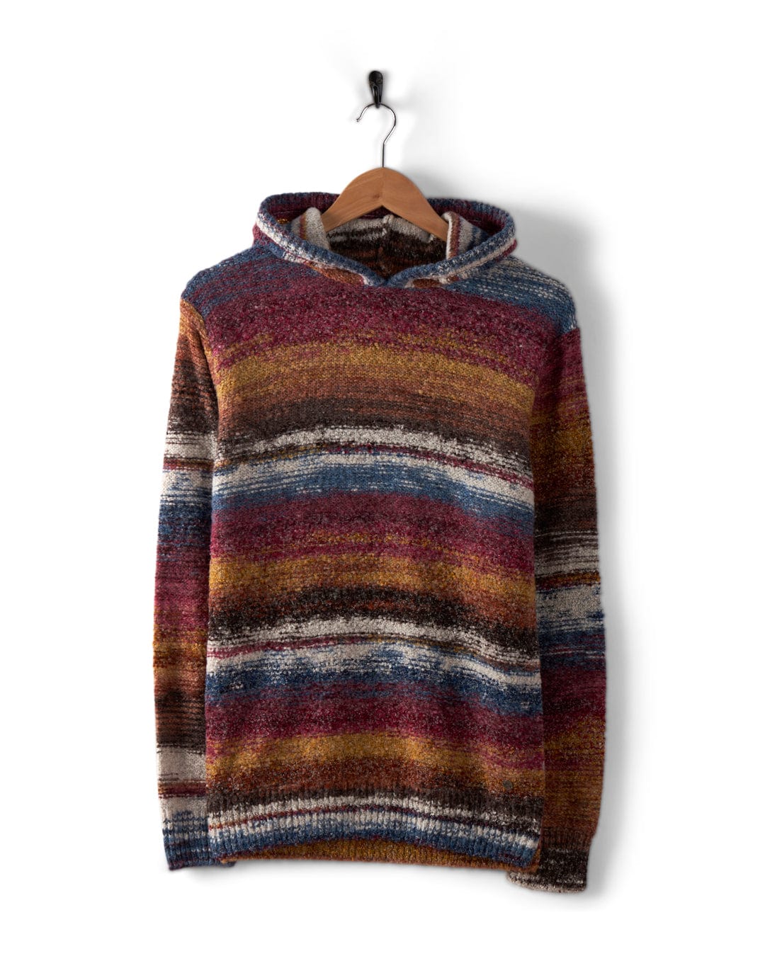 Space Dye Erin - Womens Knitted Hoodie - Multi