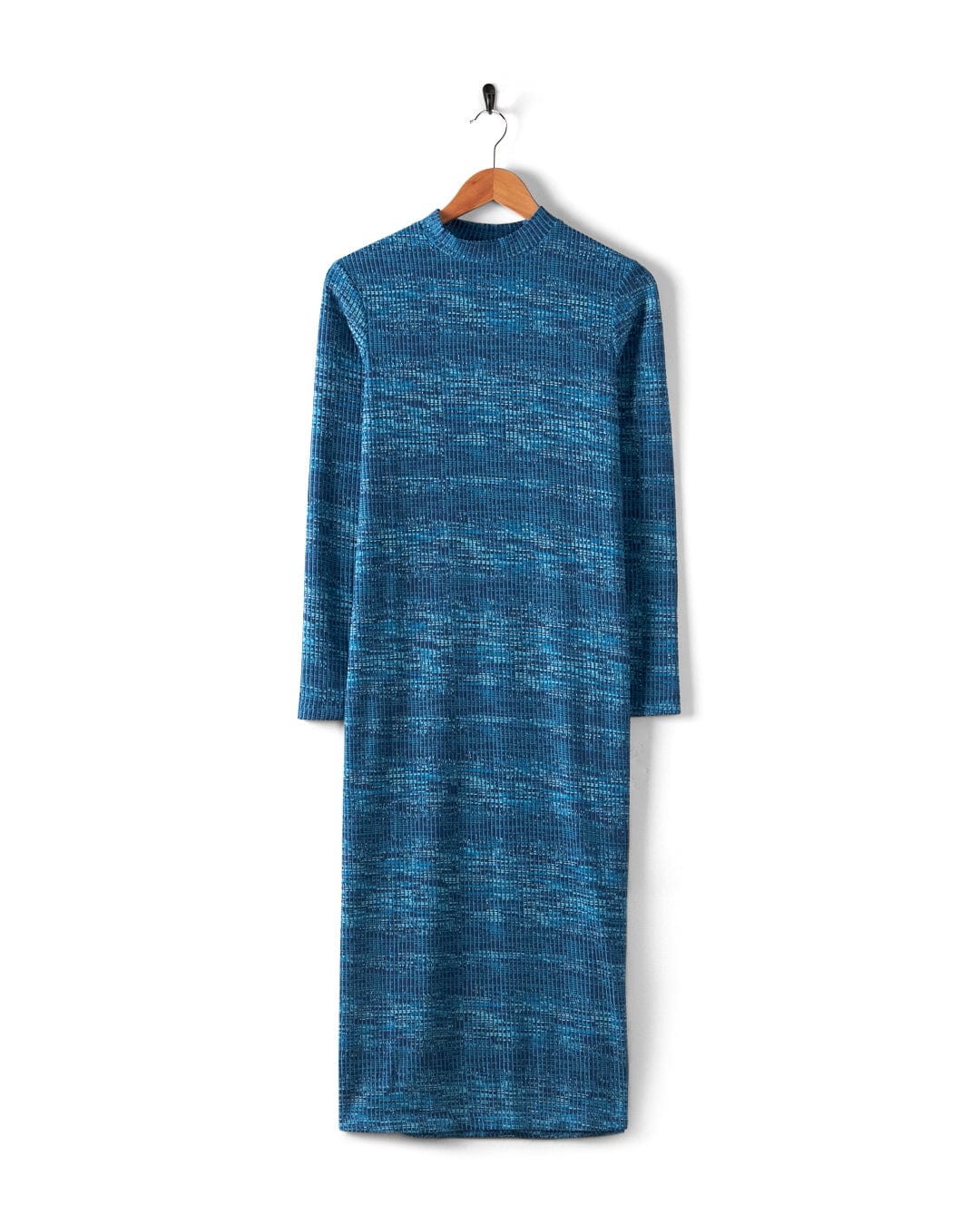 Space Dye Brooklyn - Womens Midi Dress - Blue