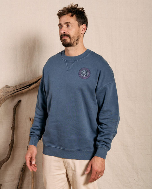 SR Original - Mens Oversized Sweat - Blue