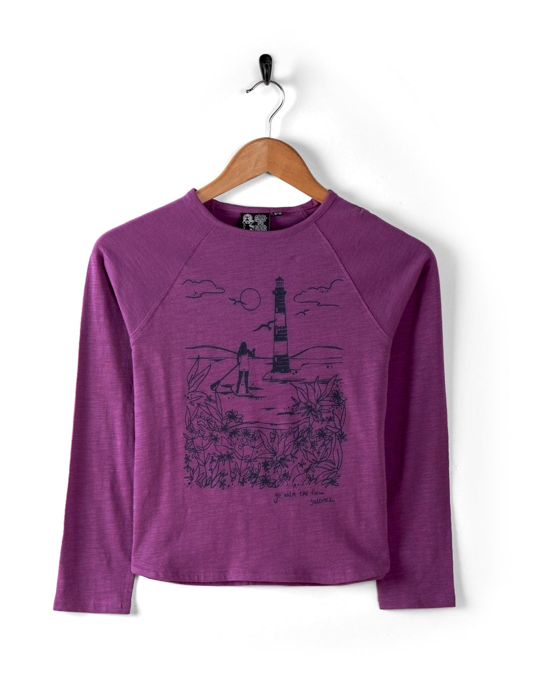 Sup Girl - Kids Long Sleeve T-Shirt - Purple