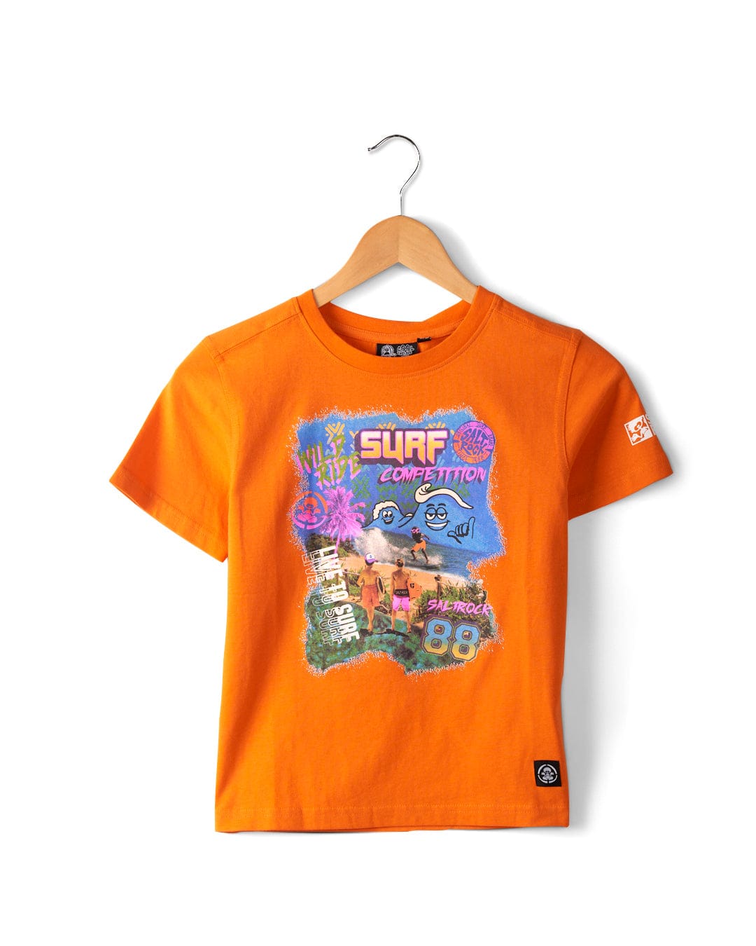Surf Comp - Kids T-Shirt - Orange